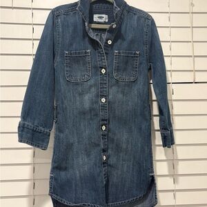 Old Navy Dark Blue Denim Dress